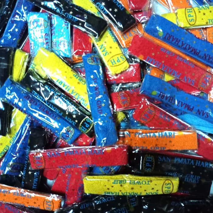 HAND GRIP RAKET BULUTANGKIS WARNA WARNI/ TOWEL GRIP / HAND GRIP HANDUK