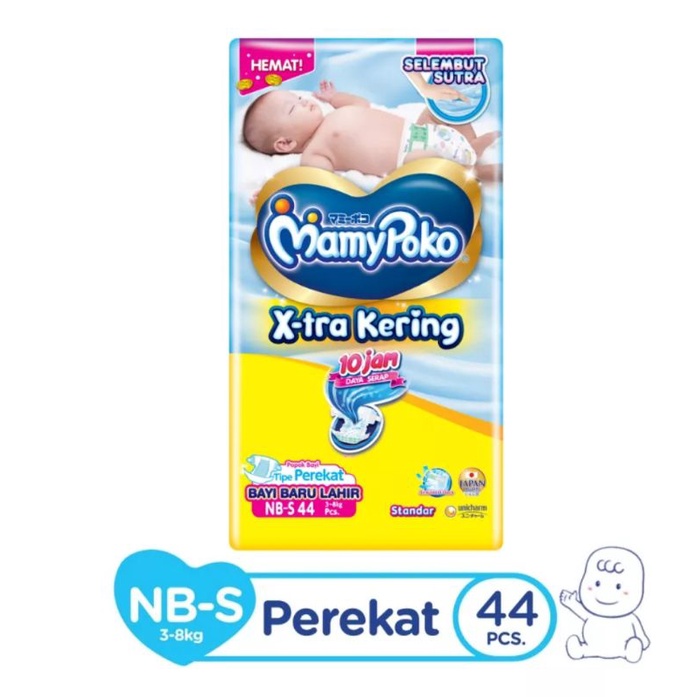 Mamypoko x-tra kering tipe perekat nb-s44/,M40