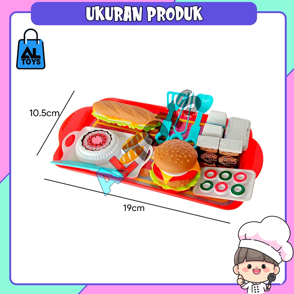 Mainan Nampan Masakan Mini Set LF45