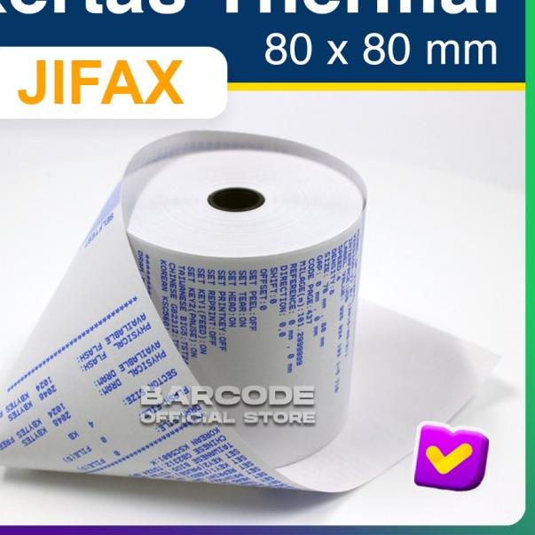 

➪ KERTAS THERMAL OTANI BIRU 80 X 80 MM OTANI THERMAL TINTA BIRU ( BLUE ) - JIFAX ✶