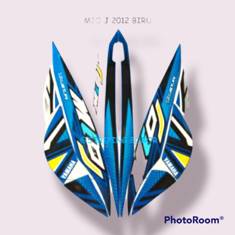Striping Yamaha Mio J Warna Biru