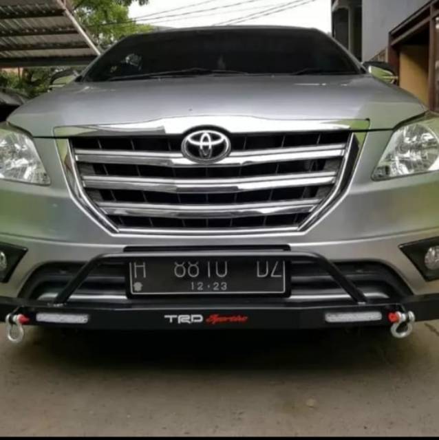 towing depan Tanduk bumper depan besi trd Sportivo mobil all new Fortuner  pajero innova rush terios universal