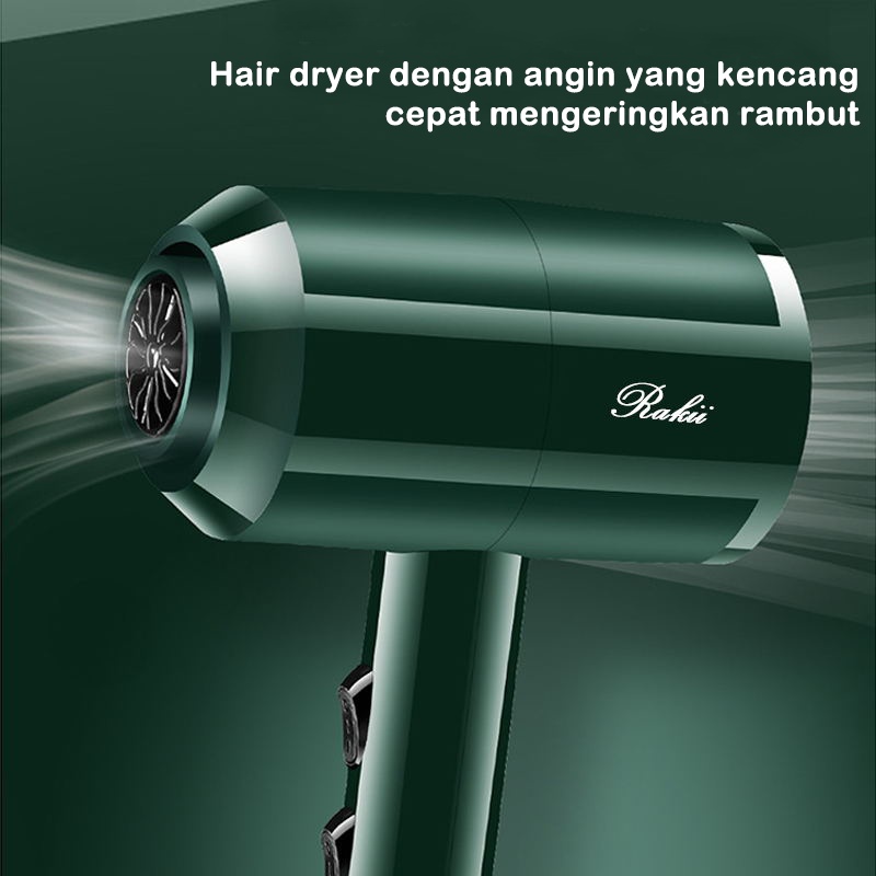 Hair Dryer Noise Reduction Negatif Ion Technology (R8030) - Hair Dryer Import High Quality Tidak Berisik - Hair Dryer Hair Care Memperlembut Rambut