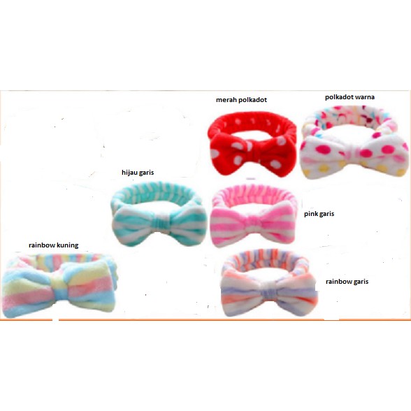 bando bandana make up model pita bahan halus