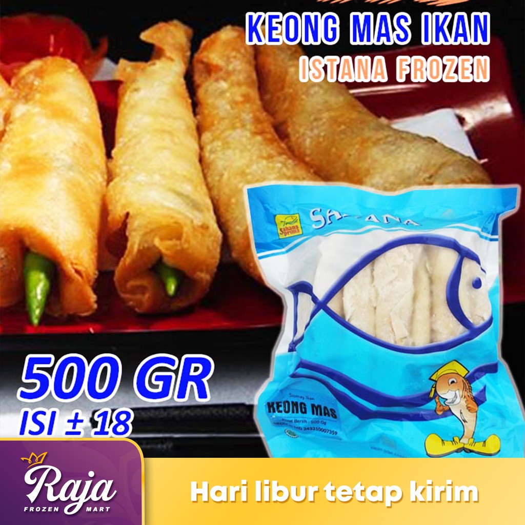 

Sakana Keong Mas Ikan isi 18 500gr / Keong Mas Ikan / Frozen Food / Kentang Goreng / Makanan Beku