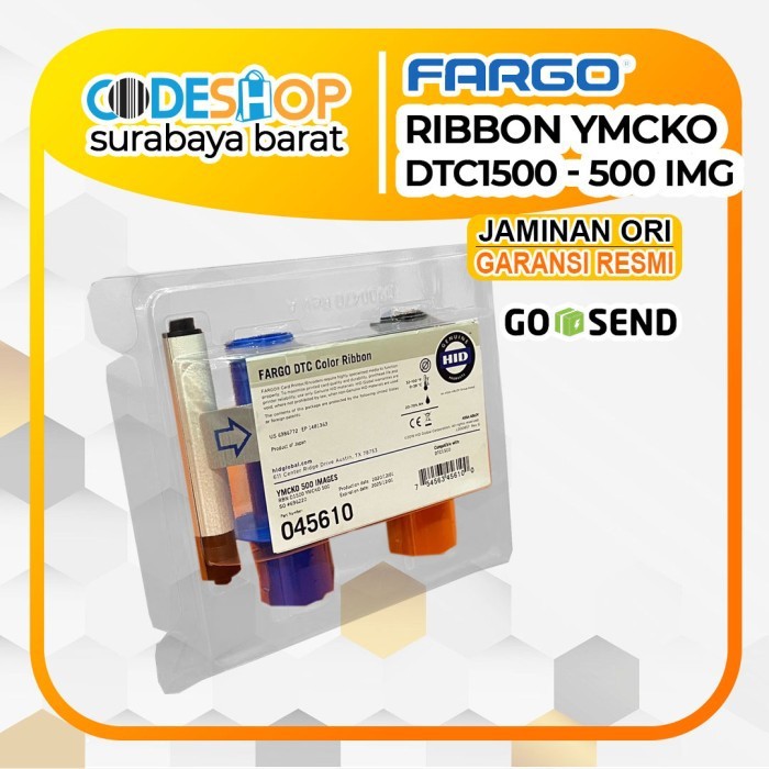 RIBBON COLORS / YMCKO FARGO DTC1500 / DTC 1500 PN: 45610 - 045610 500images