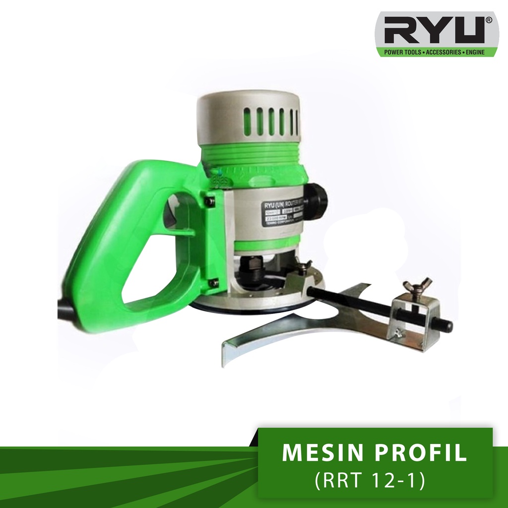 Mesin Profil Besar RYU RRT12-1 Mesin Router Profil 12mm Mesin Profil Router Trimmer Kayu ukir 12mm Trimer Kayu /Router Ukir Kayu Murah Berkualitas Suara Halus RYU RRT 12-1