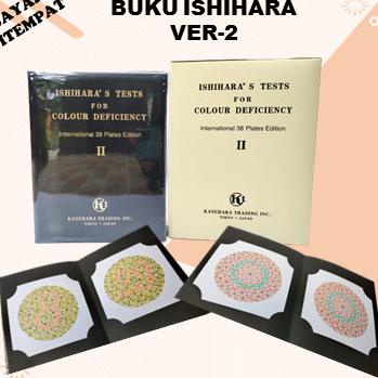 buku tes buta warna Isihara ishihara 38 plate limited