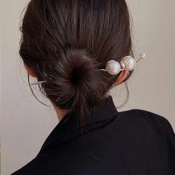 tusuk konde mutiara simple pearl hairpin jku047(3i4)