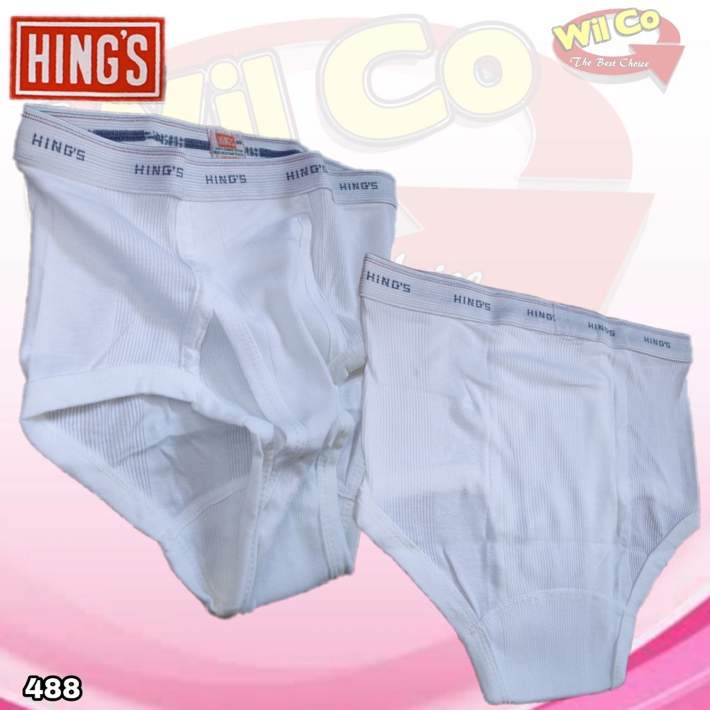 K488 - [Harga Per 1 Potong] CELANA DALAM SEGITIGA PRIA [BRIEF] HING&quot;S SIZE 32 - 42