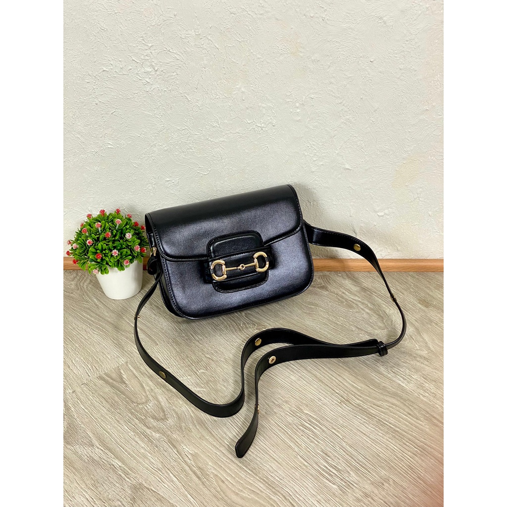 TAS WANITA HORSEBIT SLING BAG GC025 PREMIUM IMPORT