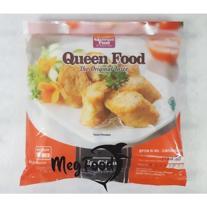 

Queen Food Egg Chicken Roll | Olahan Ayam dan Udang 350 Gram - 16 pcs