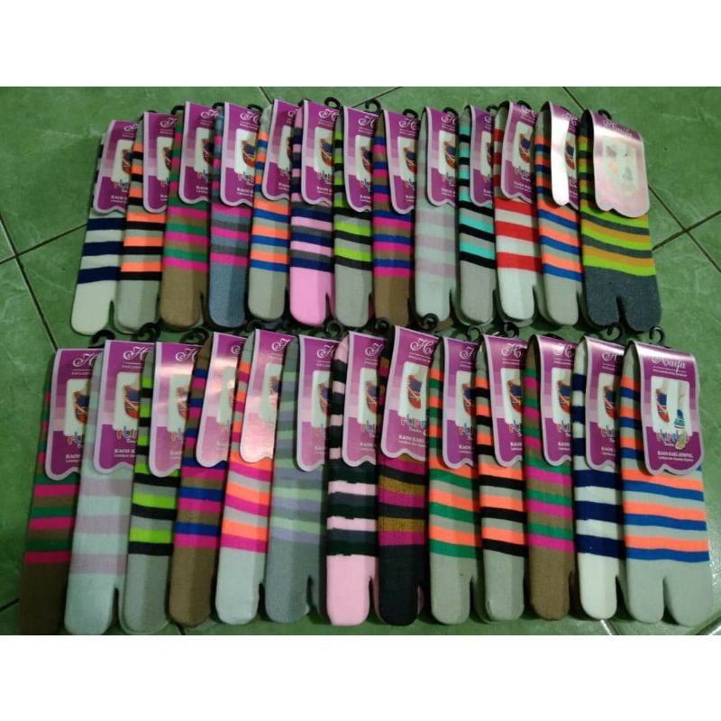 kaos kaki jempol pendek,polos-belang-motif,trendy