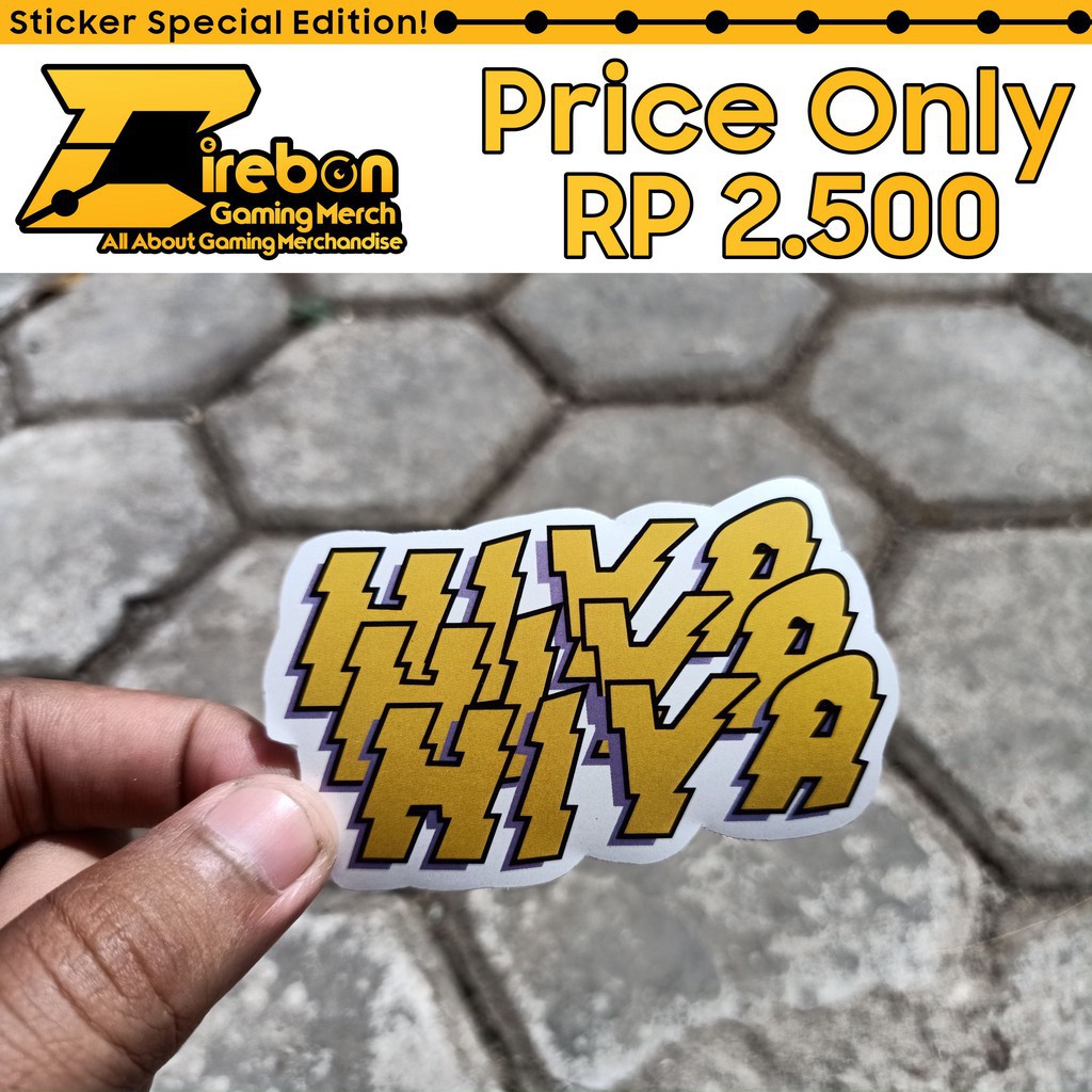 

(PROMO) Sticker Stiker Hiya Hiya Hiya Majelis Lucu Indonesia MLI -Hyna Sticker