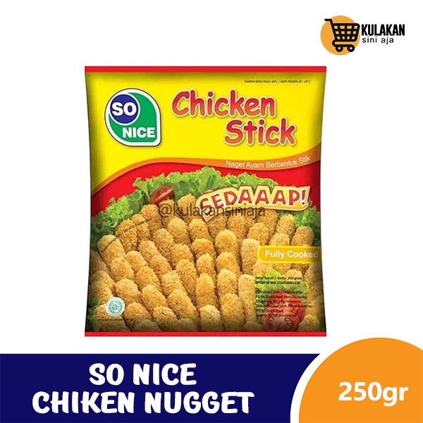 

So Nice Chiken Nugget Fully Cooked 250 gr