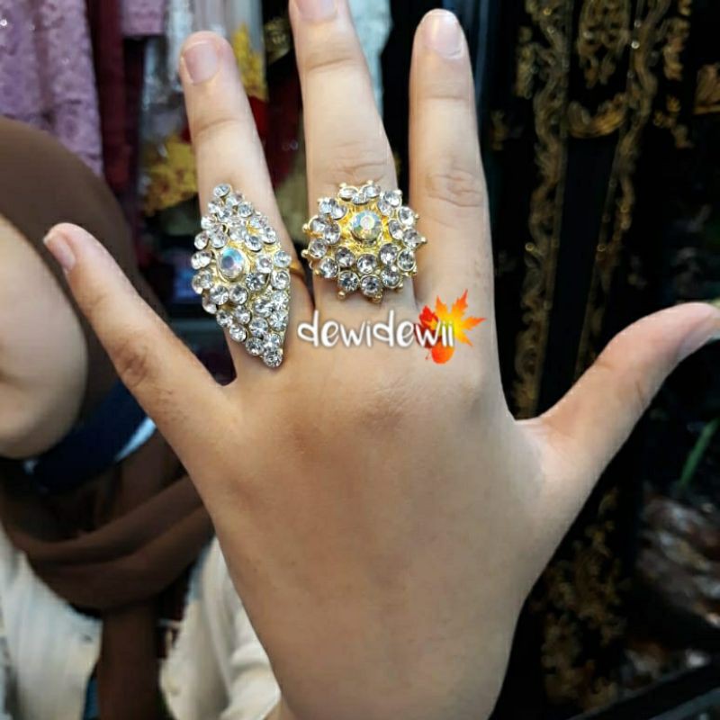 Cincin Pengantin, ModeL Bulat/ Wajik (Sepasang isi 2)