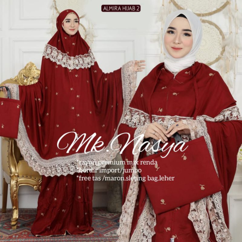 Mukena Nasya, ori berlabel Almira Hijab
