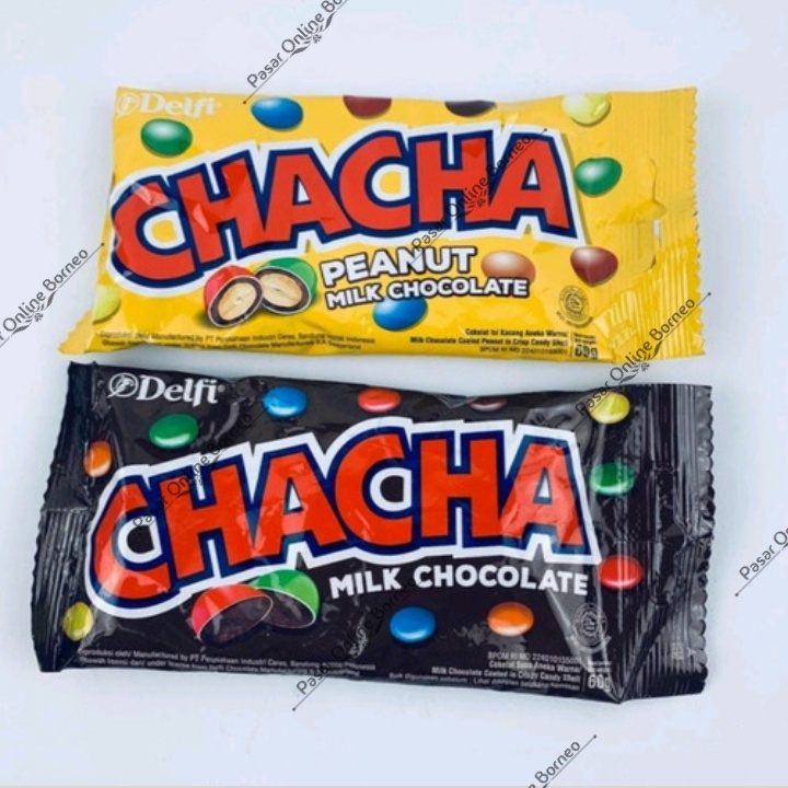 Delfi Chacha Peanut Milk Chocolate 1 Renceng 10 Pcs