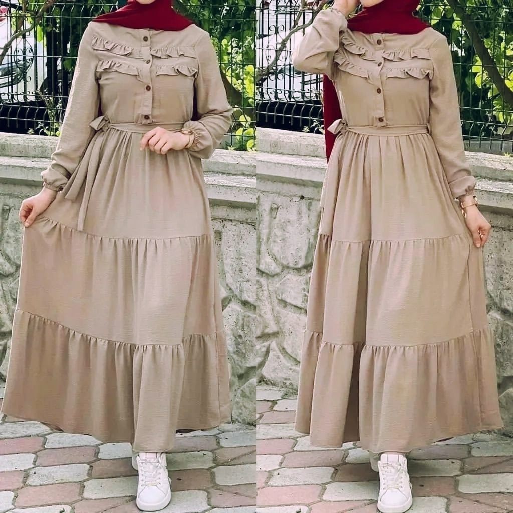 [COD] FELISA MAXY DRESS BUSUI GAMIS MUSLIM WANITA GAMIS CRINKLE PREMIUM TERBARU 2022 DRESS REMAJA PO