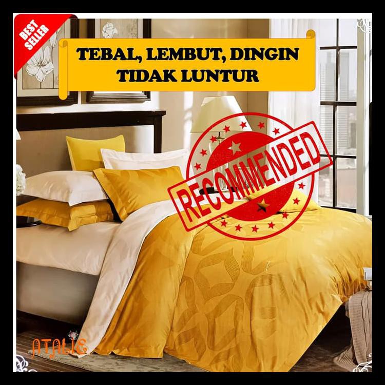 Sprei Set Serat Bambu King Koil 180X200 Super Premium Bisa Custom Kode 152