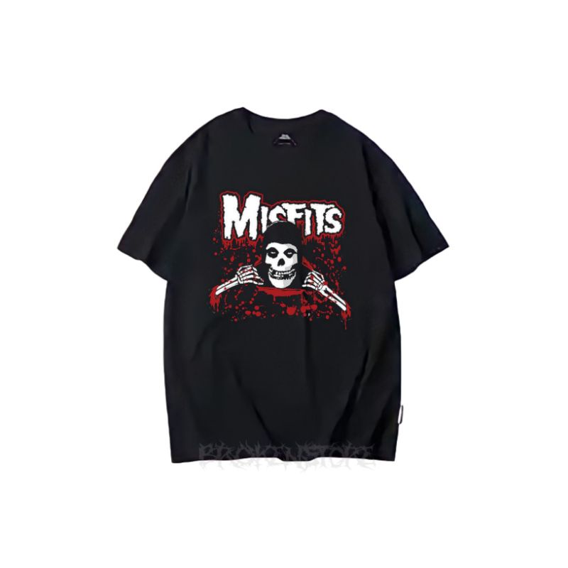 Kaos T-shirt Misfits - Kaos band misfits - Baju misfits - Vintage tshirt - Kaos band metal misfits