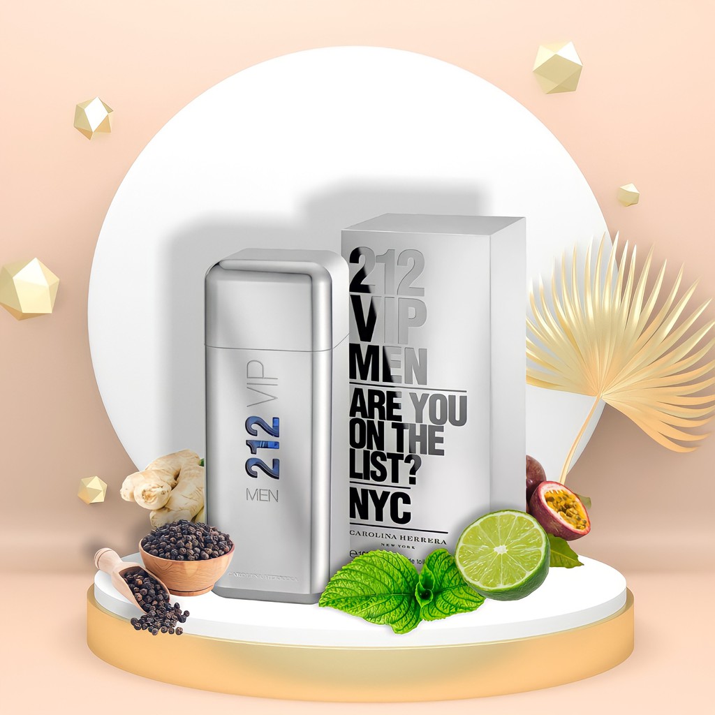 212 VIP MEN BY BILLIONAIRE 50 ml | Eau de Perfume | Parfum Inspired Pria Best Seller Tahan Lama