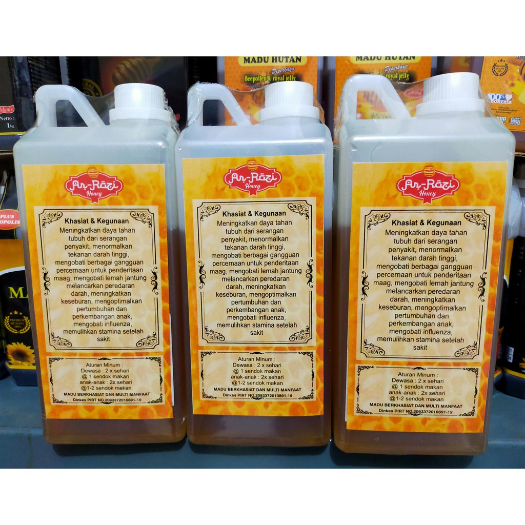 

Bny31 Madu Super Hutan Kalimantan Plus Propolis Ar-Rozi 1kg ( Sistem Imun / Multivitamin )