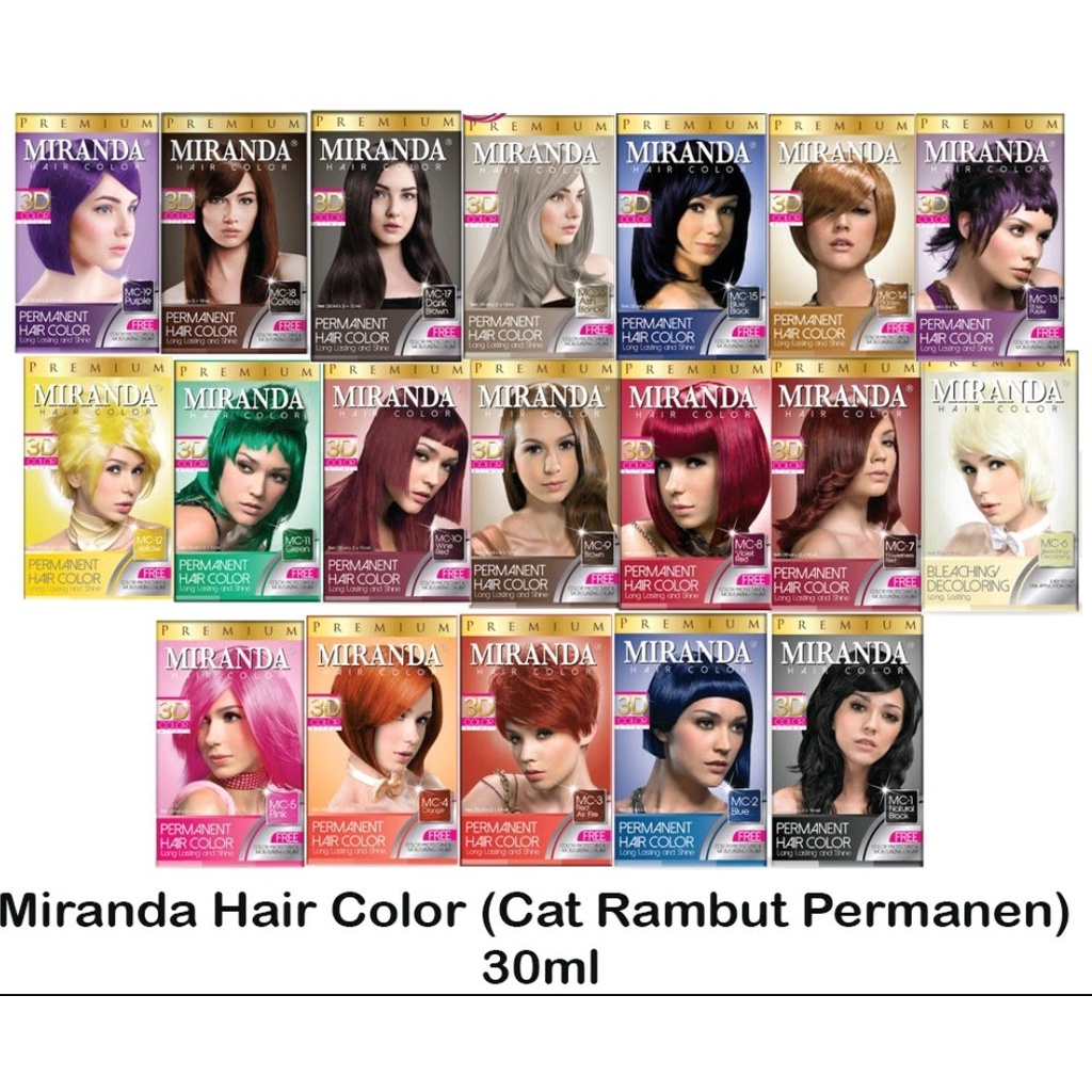 MIRANDA Hair Color Cat Rambut