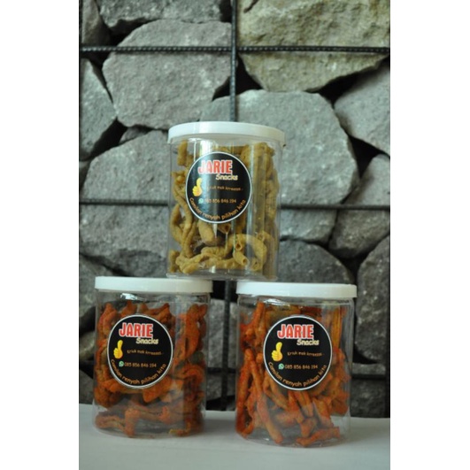 

usus crispy lezat gurih cap jarie dengan berbagai varian rasa