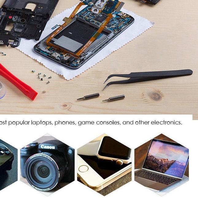 ֍ bonkyo Obeng Hp Set Reparasi Torx 115 set Kunci Obeng HP Set 110 115 in 1 Reparasi Smartphone Lapt