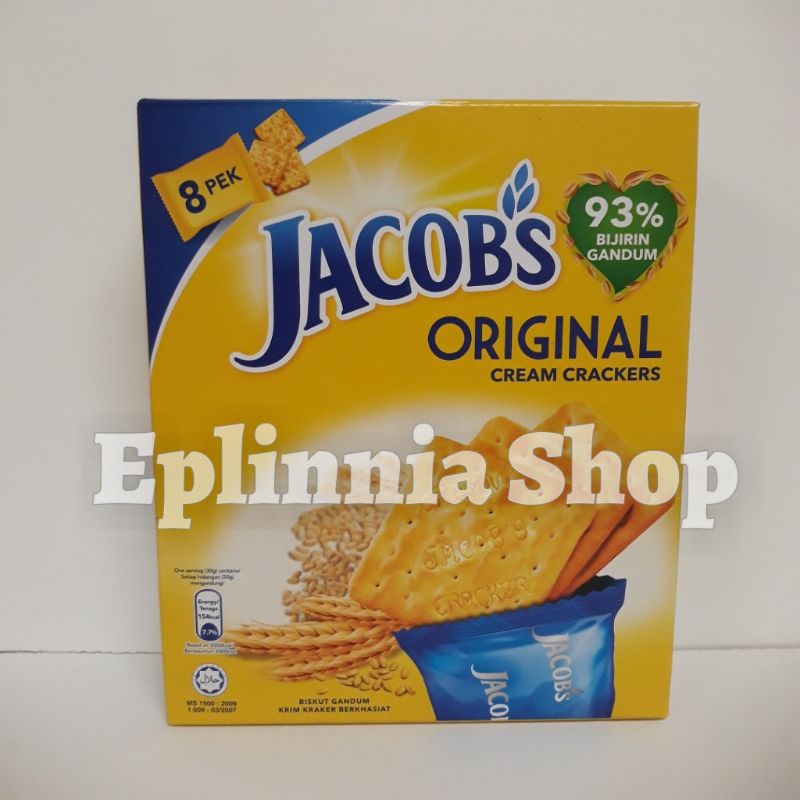 

Jacob's Jacobs Original Cream Crackers 240 gr - Krekers Krim Original