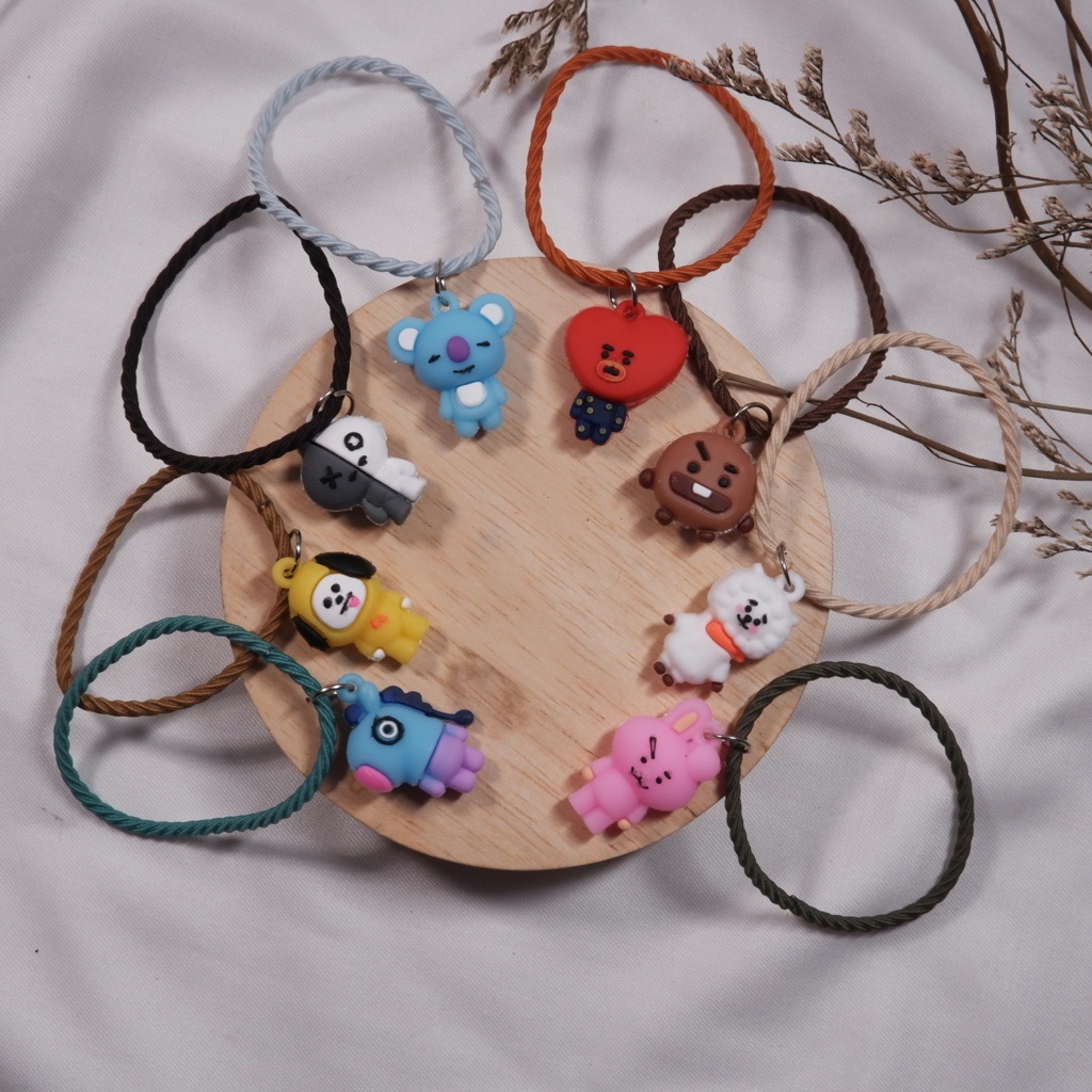 Gelang BTS / Gelang BT21 / BT21 / Gelang Tali bts / Gelang Tali Karakter / Gelang Tali bt21