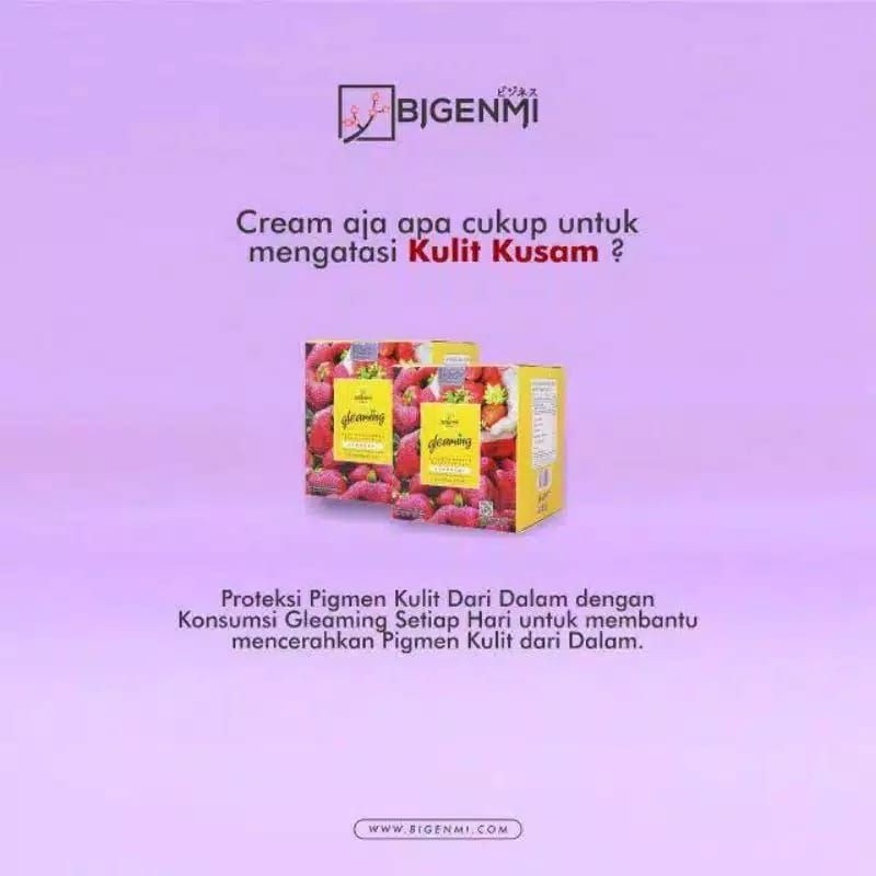 

GLEAMING GLUMI MINUMAN KECANTIKAN PEMUTIH PENGGEMUK