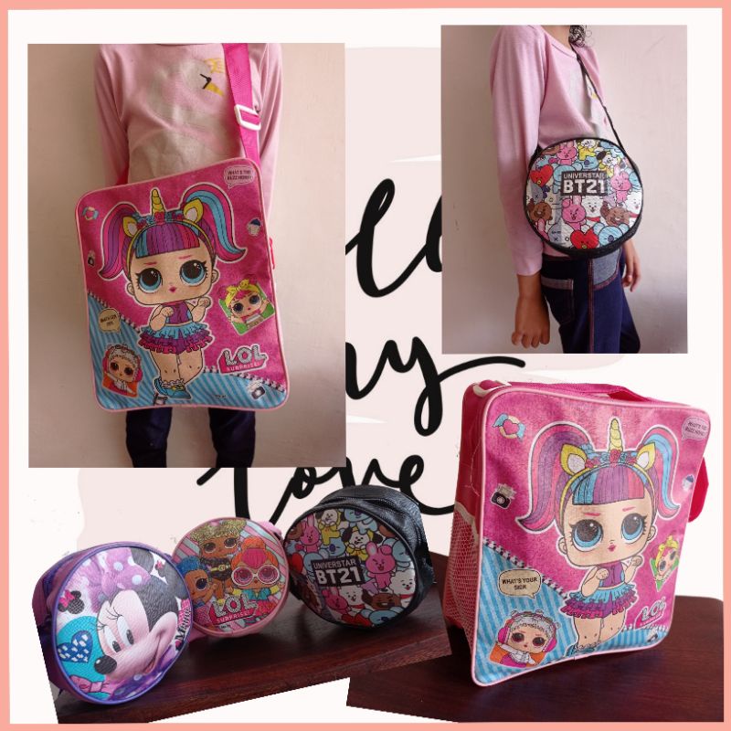 ❤️ TAS ANAK PEREMPUAN MODEL SELEMPANG / TAS ANAK CEWEK / TAS NGAJI ANAK