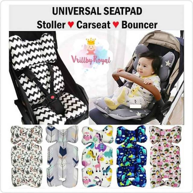 Alas Seadpad Universal | Alas Stroller Alas Carseat Alas Bouncer | Motif motif lucu