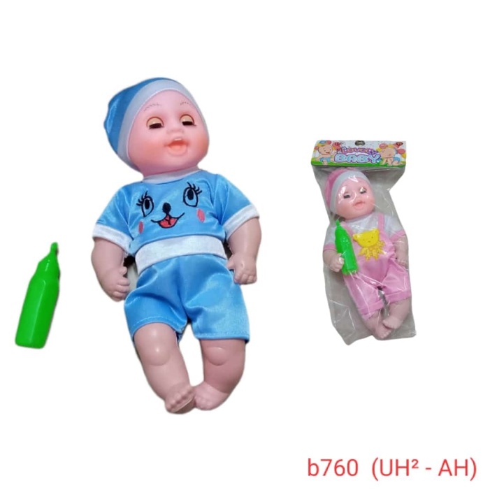 B 760 - Boneka baby bayi dot bunyi suara lagu B760