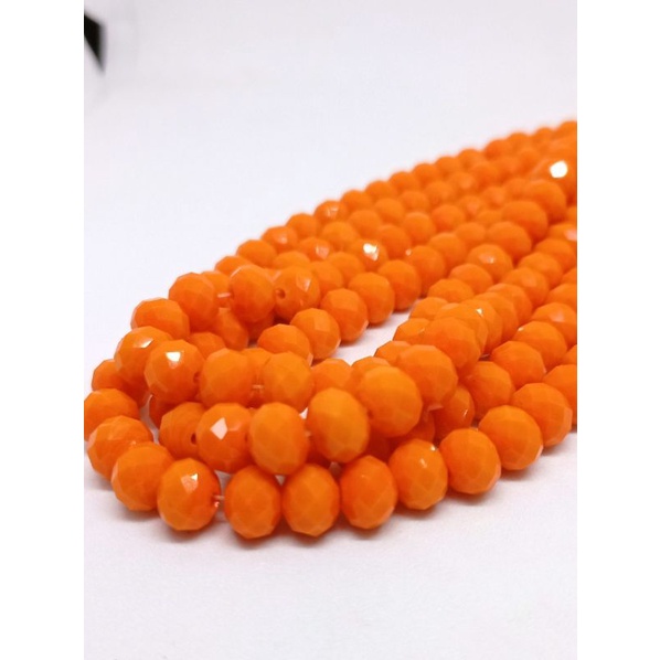 Manik Kristal Bakpao Orange Doff