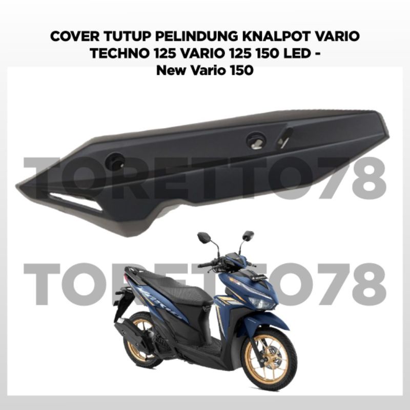 TAMENG KNALPOT ABS COVER KNALPOT ABS HONDA VARIO TECHNO VARIAN 2012 UP