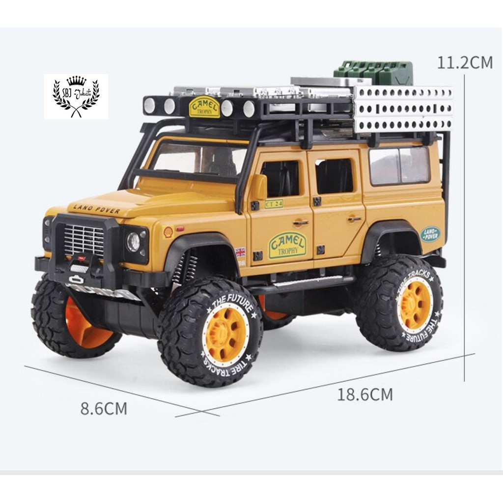 MINIAUTO DIECAST LAND ROVER DEFENDER 1:28 METAL COLLECTION BIG SIZE REALISTIC MODEL