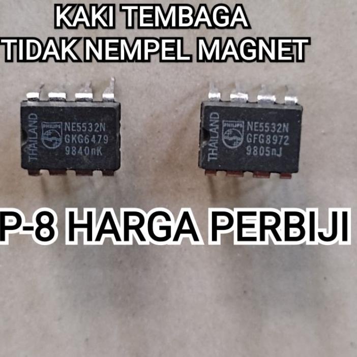 COD✔ IC NE5532 ORIGINAL PHILIPS ORI PHILIPS THAILAND KAKI TEMBAGA DIP-8 produck vyralral