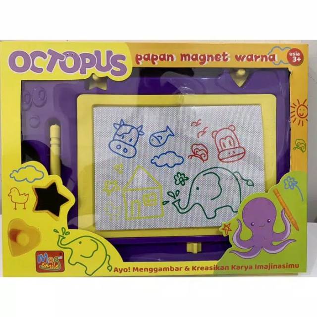 

Mainan Papan Gambar Magnet Warna | Drawing Book Magnetic