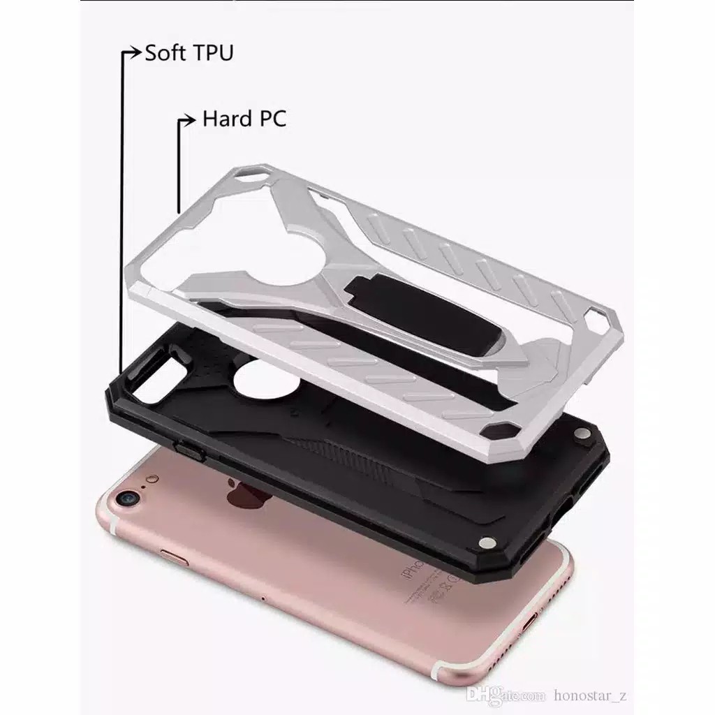 PT Hardcase Phantom Armor Kickstand for Vivo S1 V11 V11i V15 V17 V5 V5s Y11 Y12 Y15 Y17 Y20 Y20i Y20s Y12s Y21s Y21 Y33s Y30 Y30i Y50 Y51 Y53 Y71 Y81 Y83 Y91 Y93 Y95 Y91C Z1 Pro