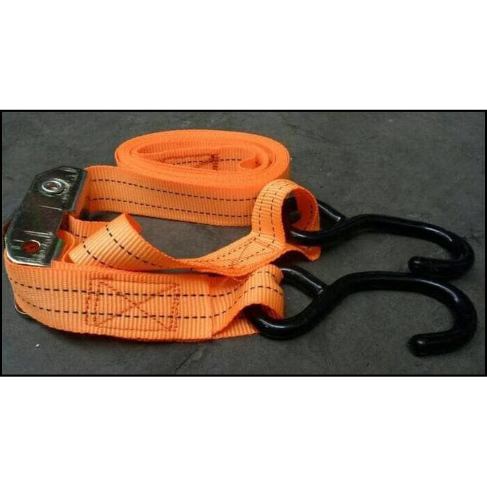 Tali Pengikat Barang ( Ratchet Tie Down Set )