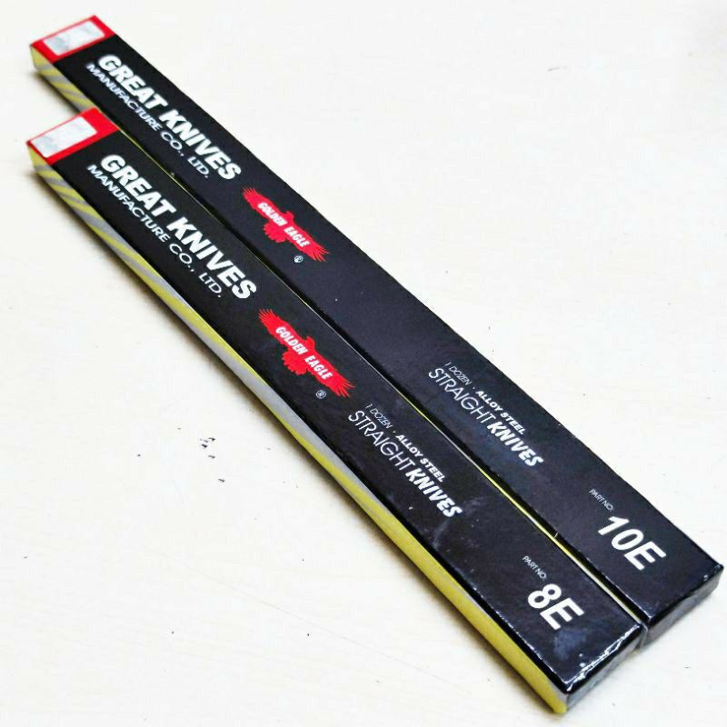Pisau Lurus Mesin Potong KM Merek Golden Eagle / KM / Eastman/ Golden Eagle  5/6/7/8/10&quot;/PCS