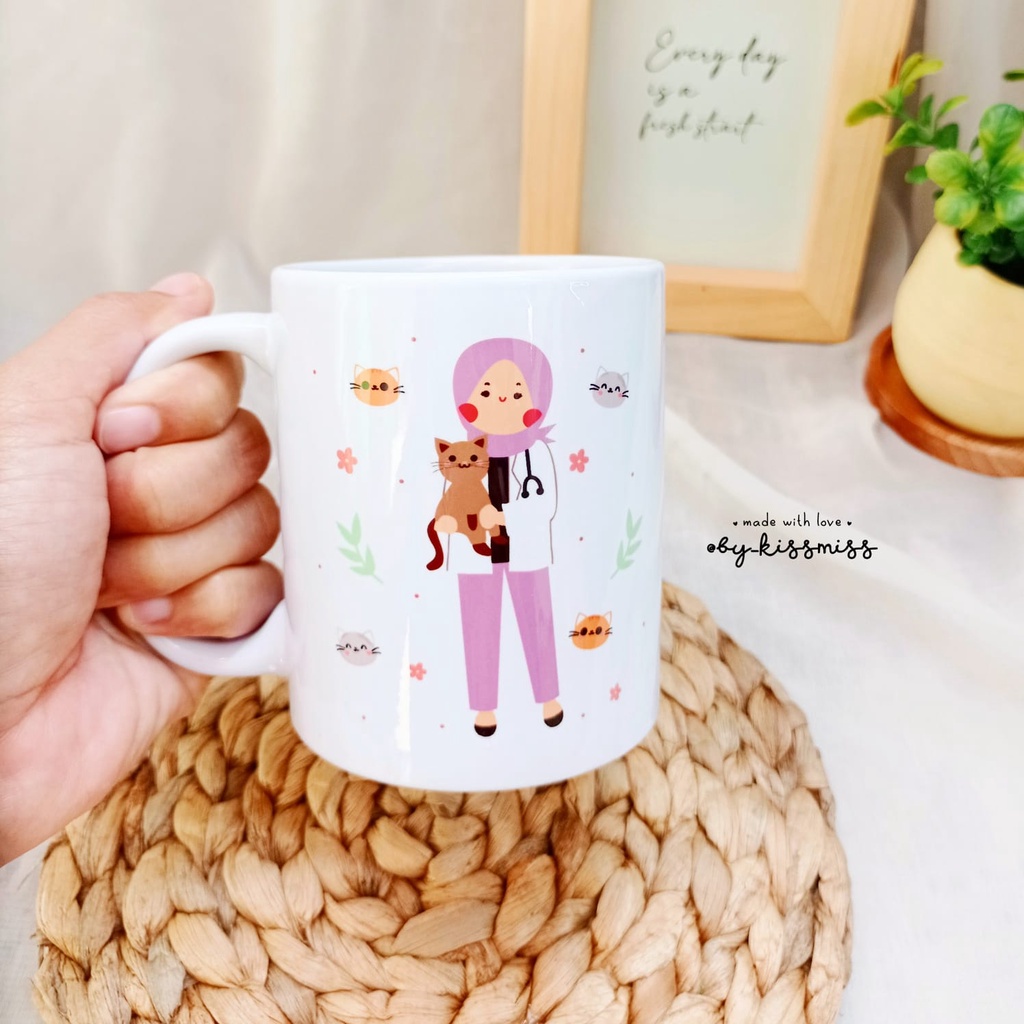 Jual MUG CUSTOM PROFESI/MUG CUSTOM /MUG KARAKTER/KADO ULANG TAHUN/KADO ...