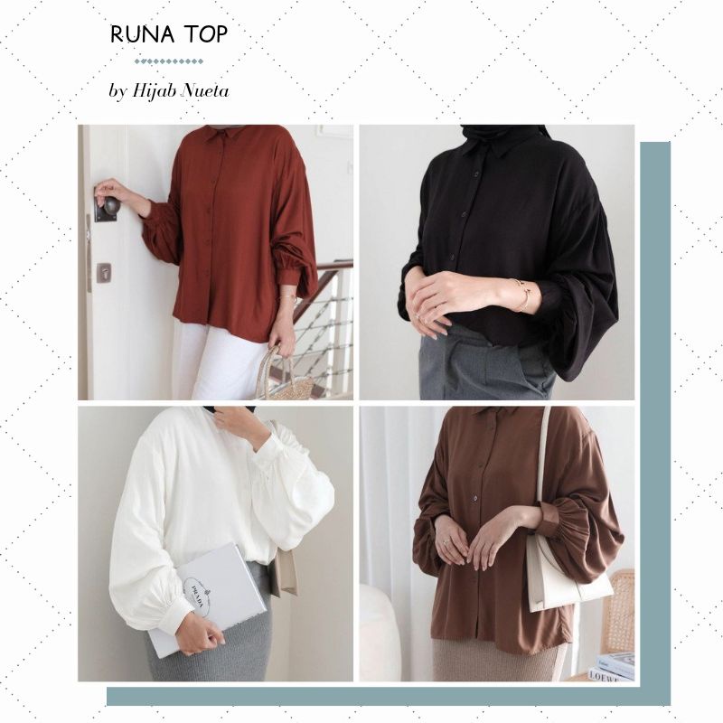 Hijab Nueta - Runa Top