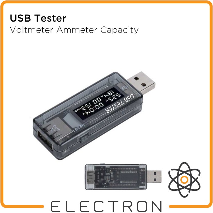 USB Tester Voltmeter Ammeter Capacity Doctor Power Testing Tool