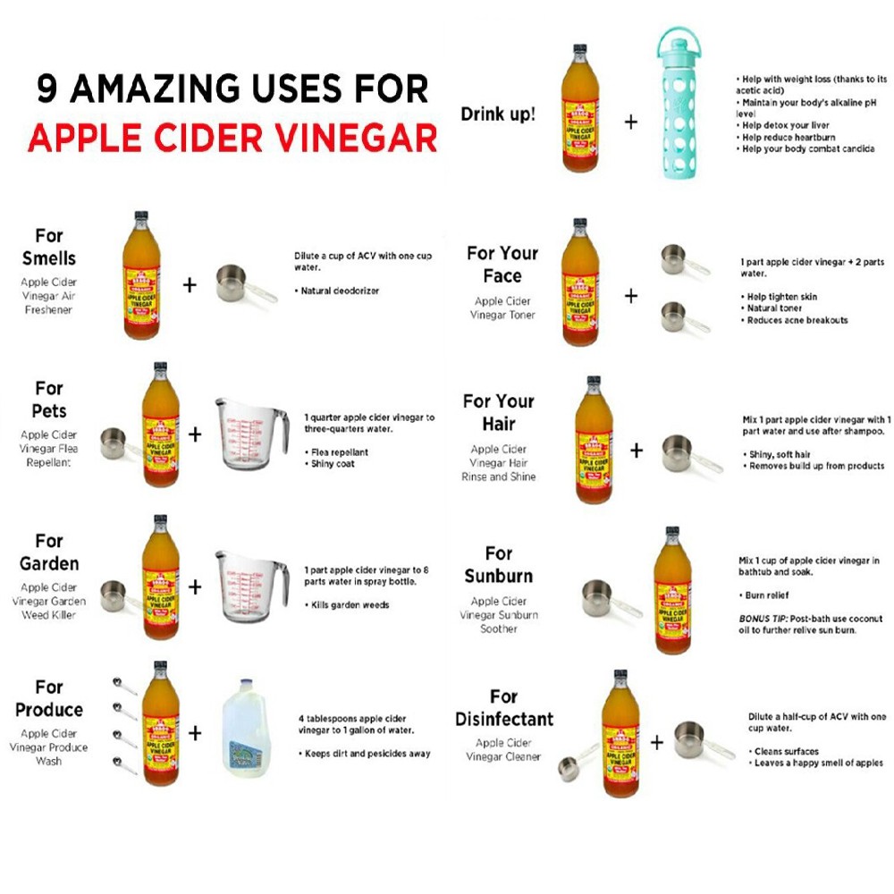 

Ay00! Bragg Organic Raw Apple Cider Vinegar 16oz (473ml)