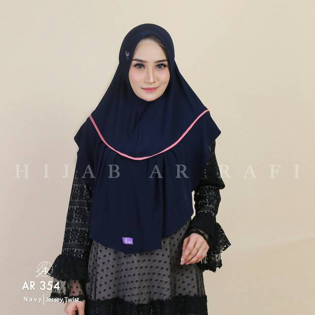 jilbab hijab Arrafi AR 354 kerudung krudung bergo instan syari rabbani zoya elzatta ootd terbaru