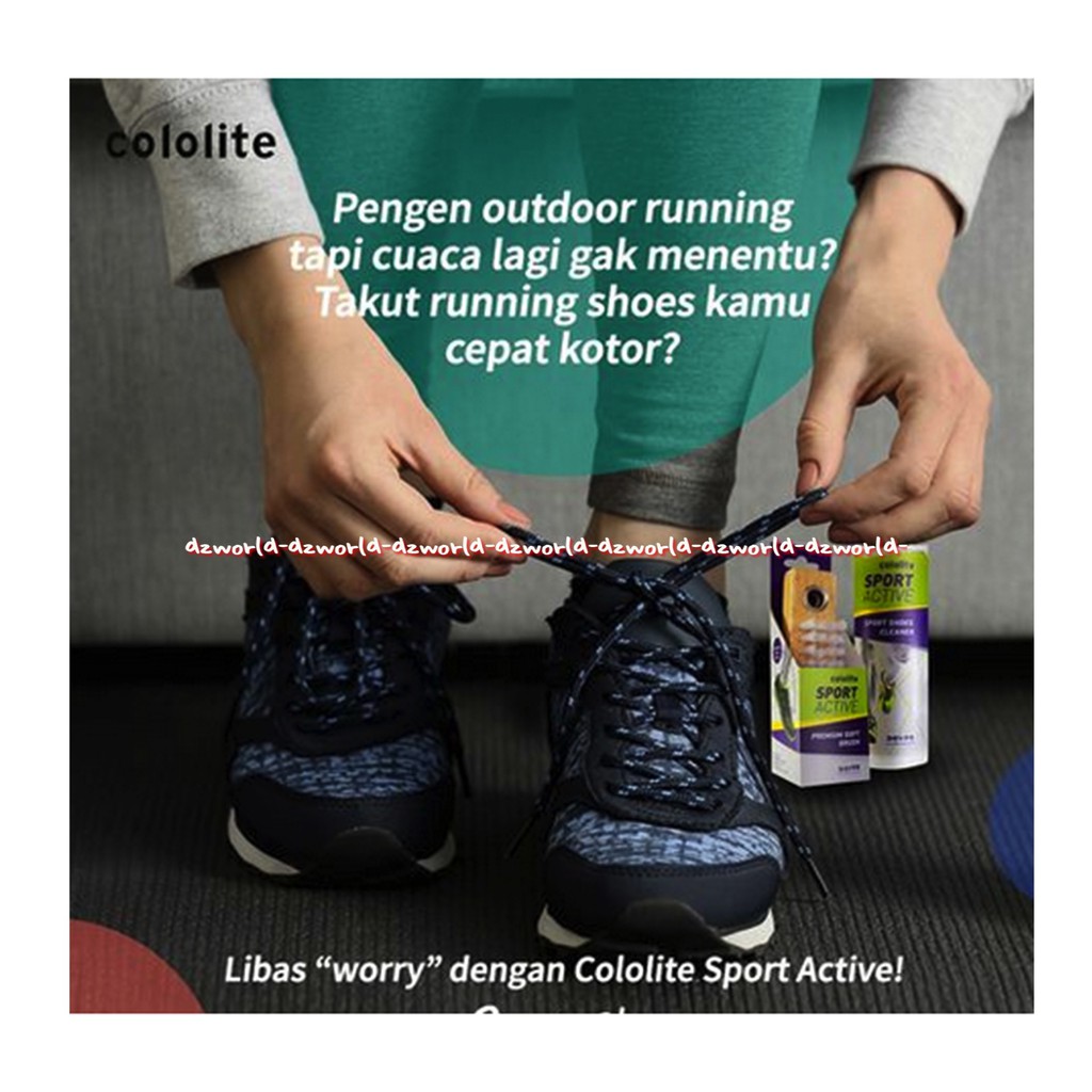 Cololite Sport Active 75ml Sport Shoes Cleaner Pembersih Sepatu Sneakers Olahraga  Colo Lite Kololite Cleanser Membersihkan Sepatu Sekolah Shoe